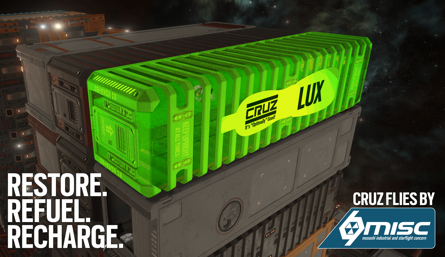 CRUZ LUX, brought to you by MISC (No Banners Gag version)