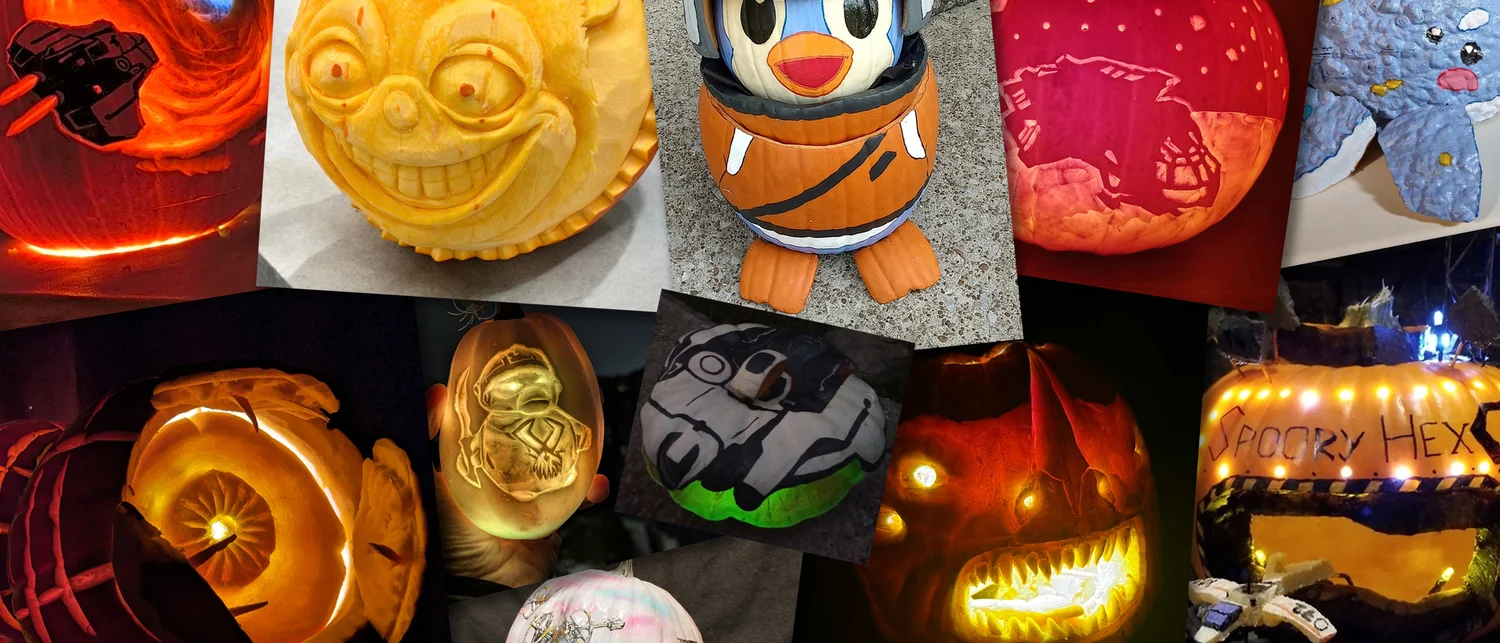Official Day of the Vara pumpkin decorating competition artwork