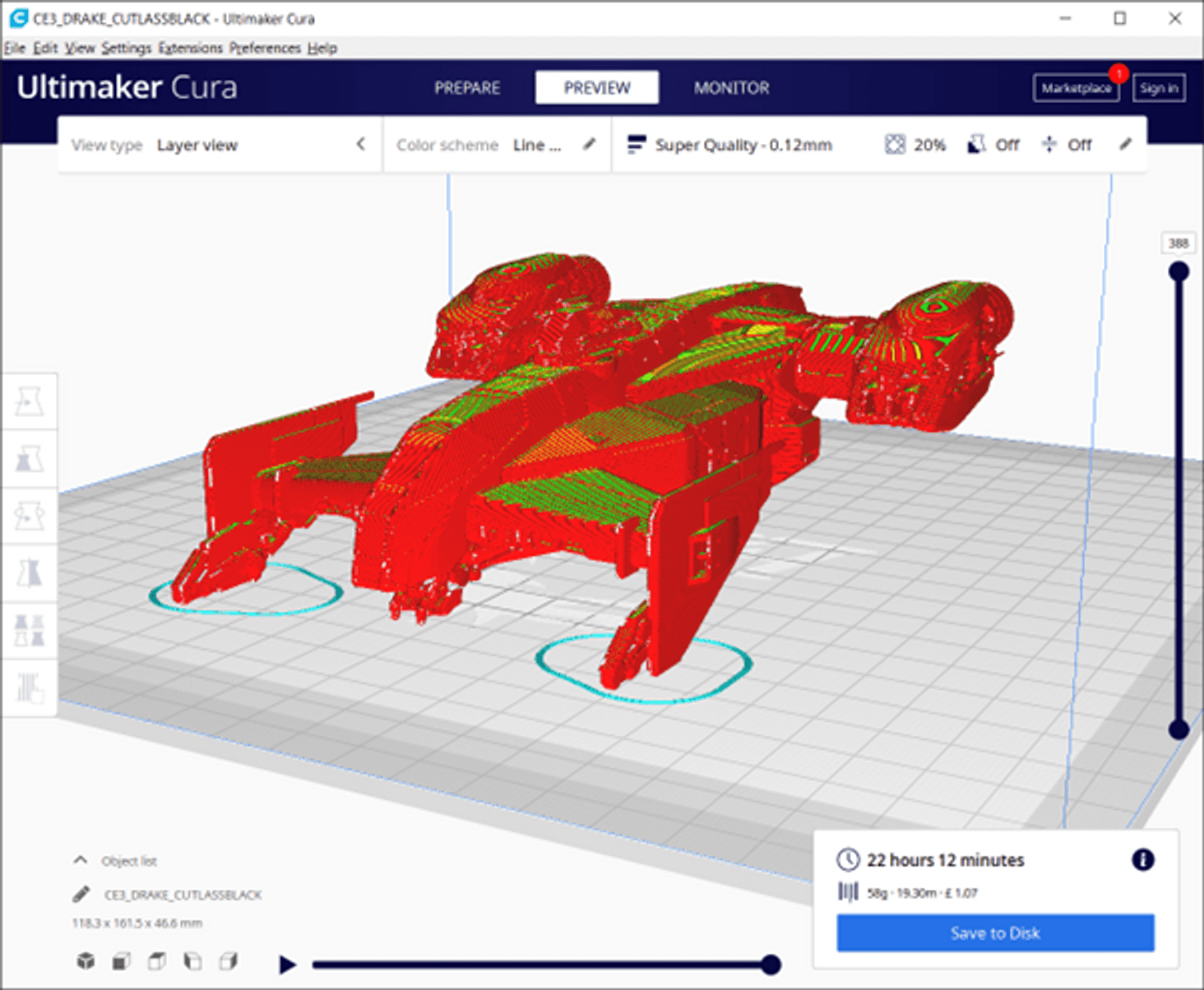 Max scale (walls are incredibly thin if you inspect the layers)