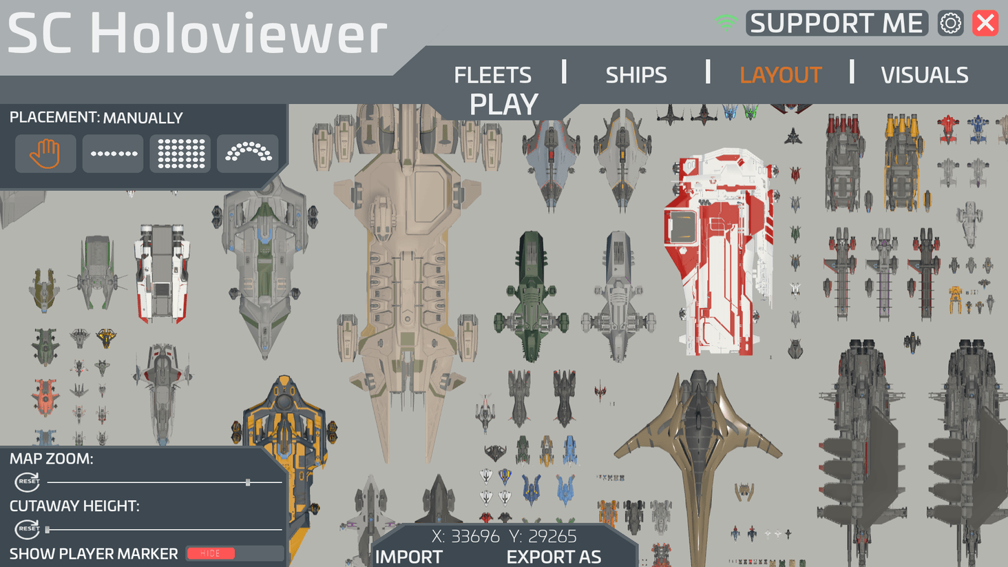 A completely redesigned user interface