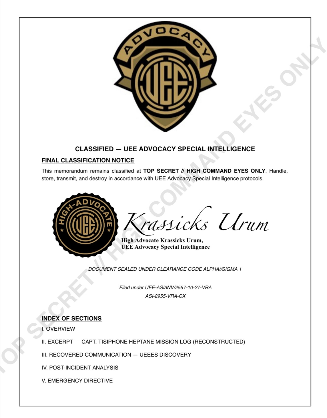 CLASSIFIED DOCUMENT PAGE 3