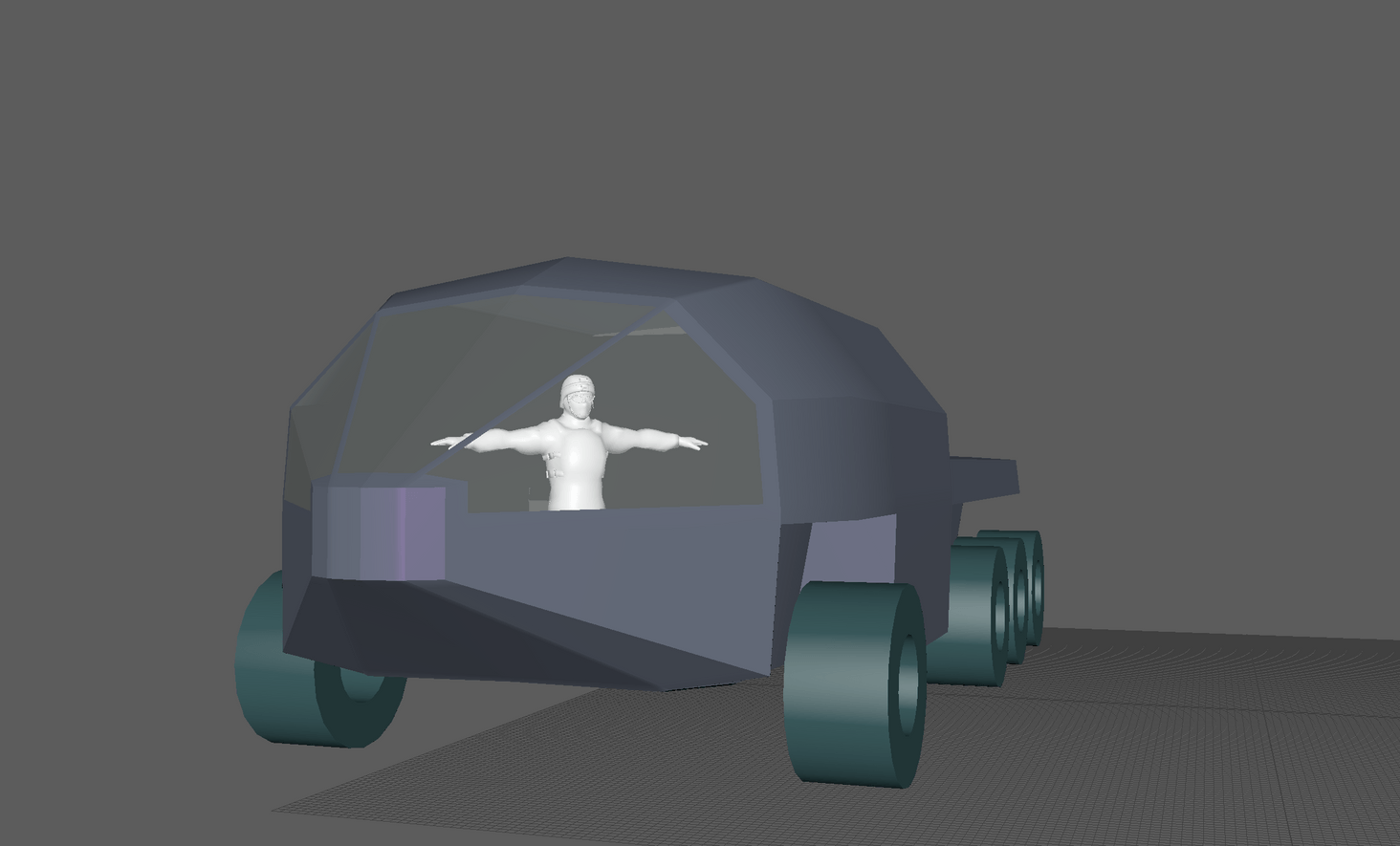 First take of front of vehicle, this was changed as seen in next picture.