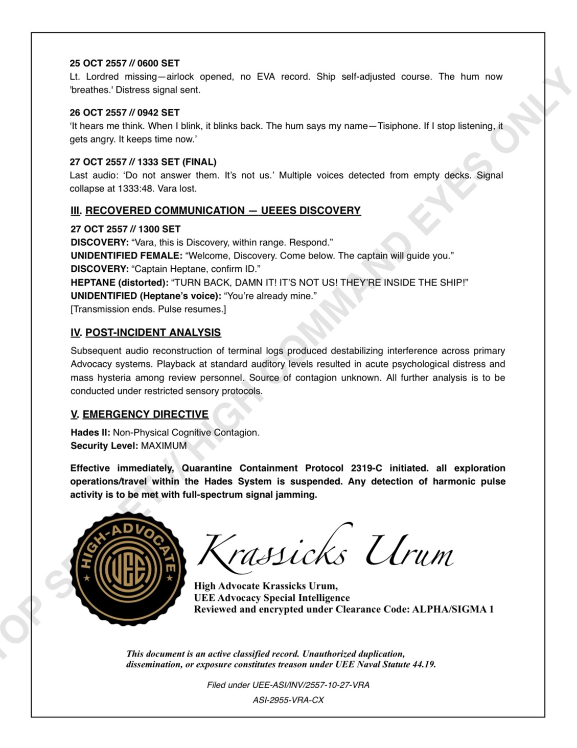 CLASSIFIED DOCUMENT PAGE 2