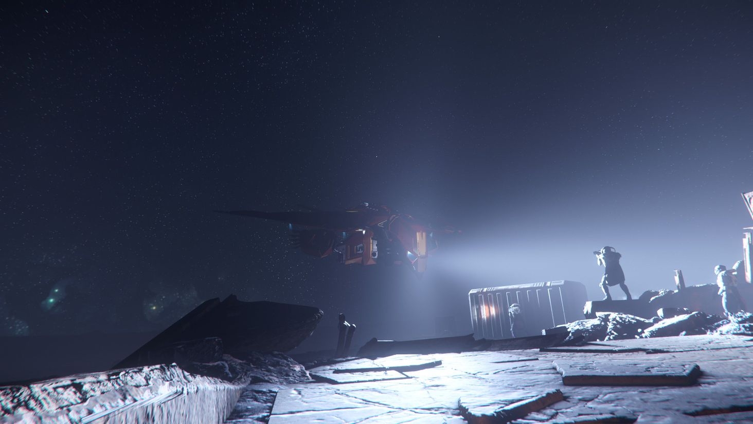 3} The Humens take up defensive positions. 