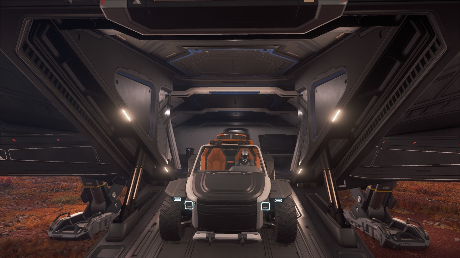 ... to park in the garage.

The STV fits nicely without fuss. And yes, the Pulse LX is also quite convenient.