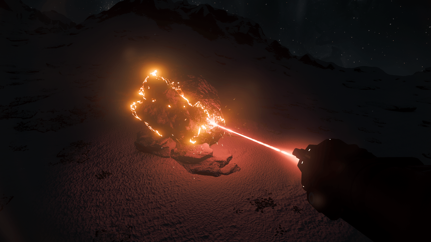 Mining on the night side.
