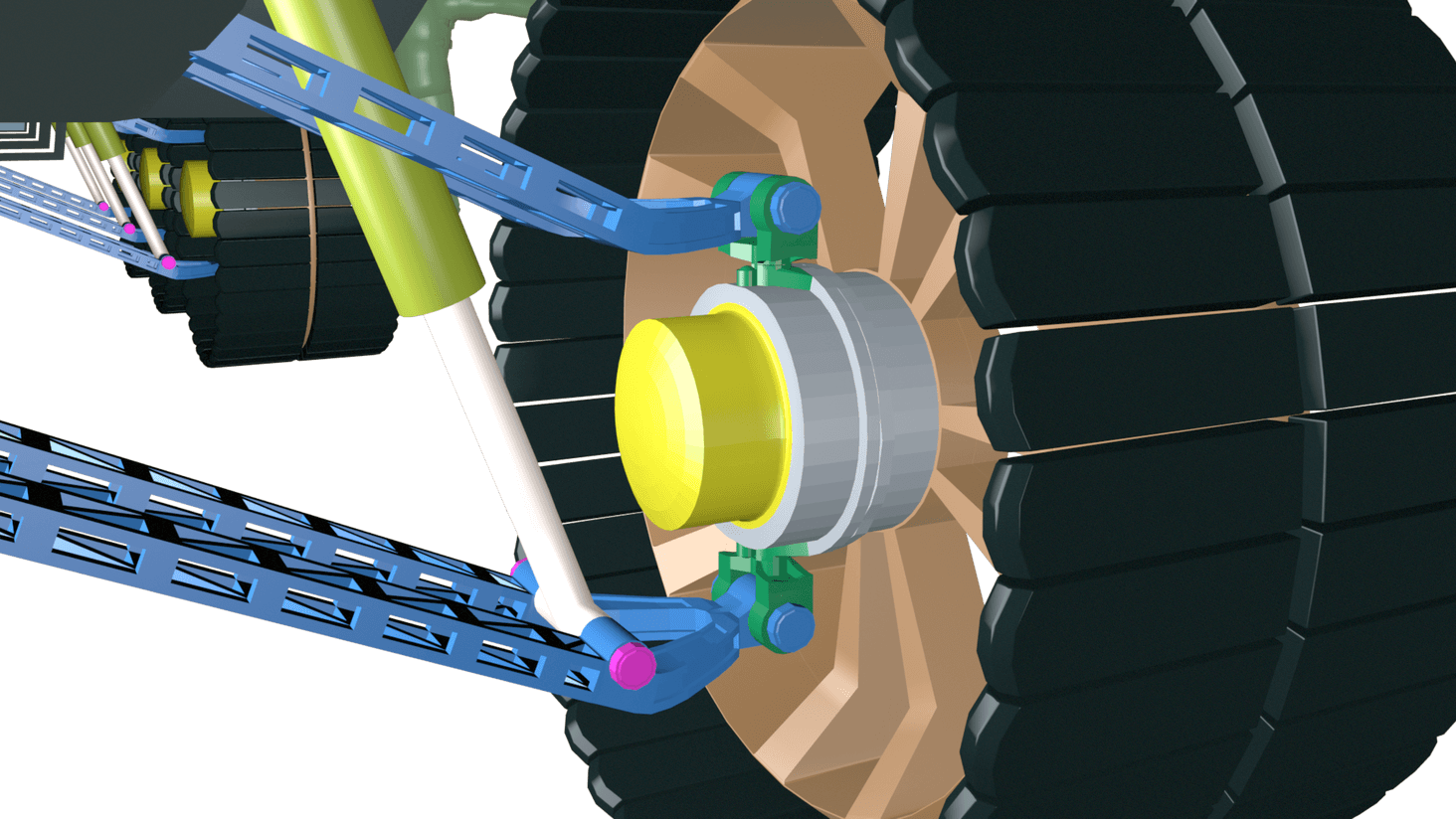 front wheel done, added pivot.