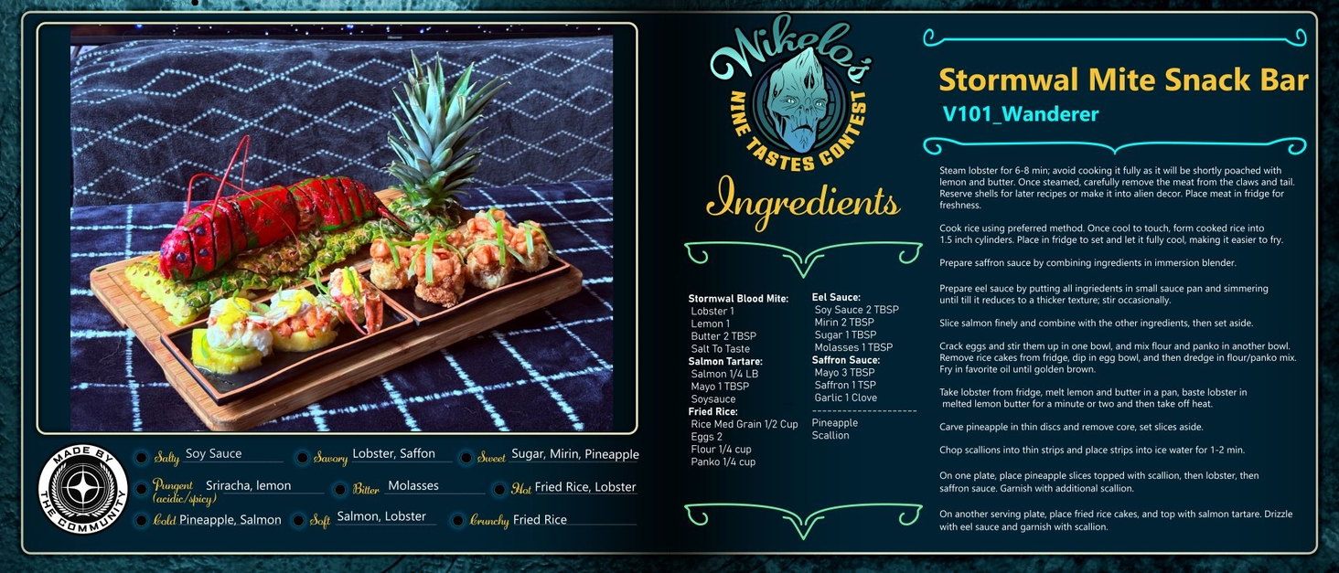 A cooked Stormwal Mite