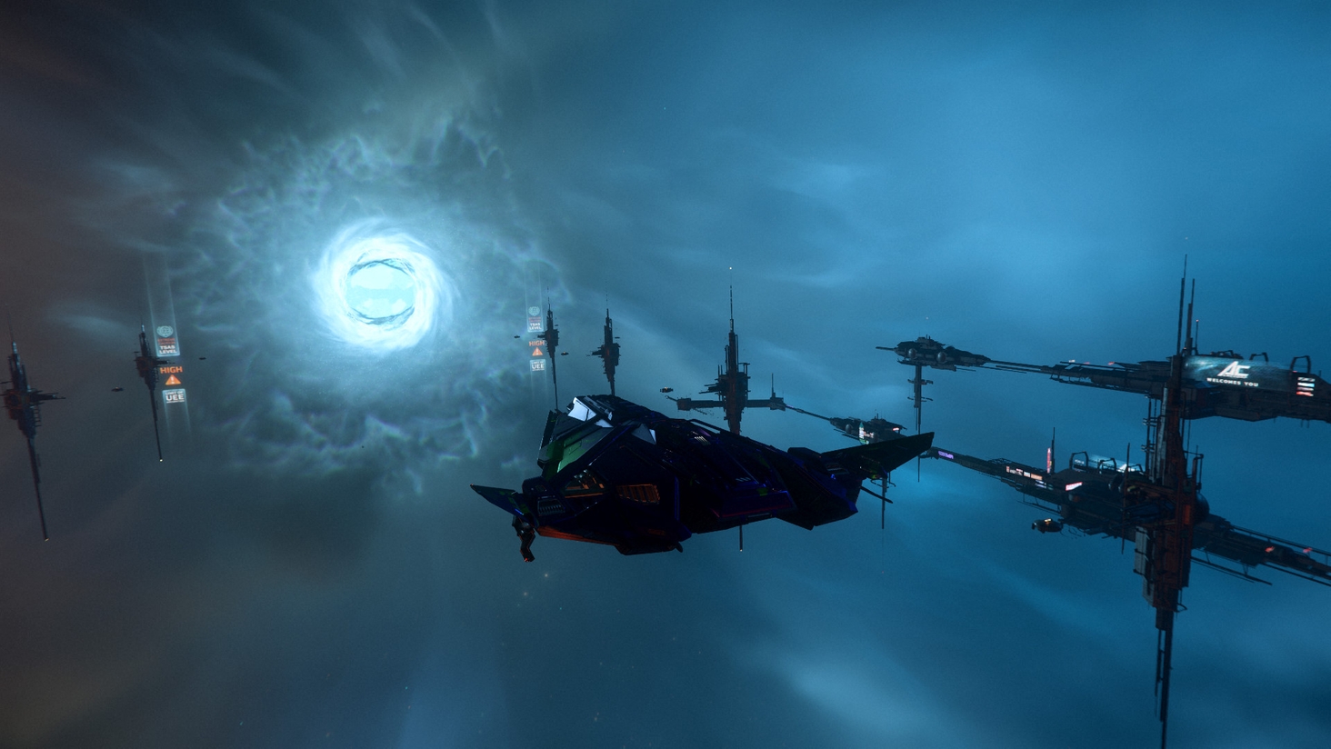 "Maybe we should try somewhere a little less umm lawful. Ever been to Pyro?"