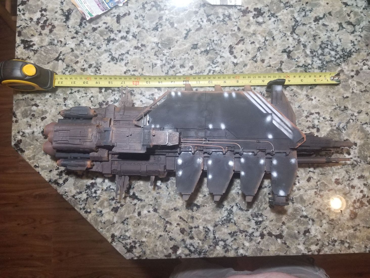 23"   length  1:500 scale