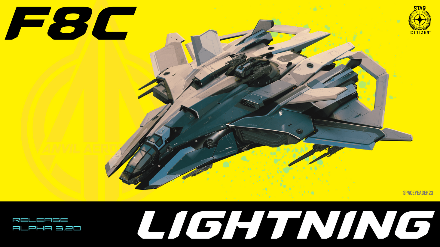 The F8C Lightning. Release Alpha 3.20b. October 11, 2023.