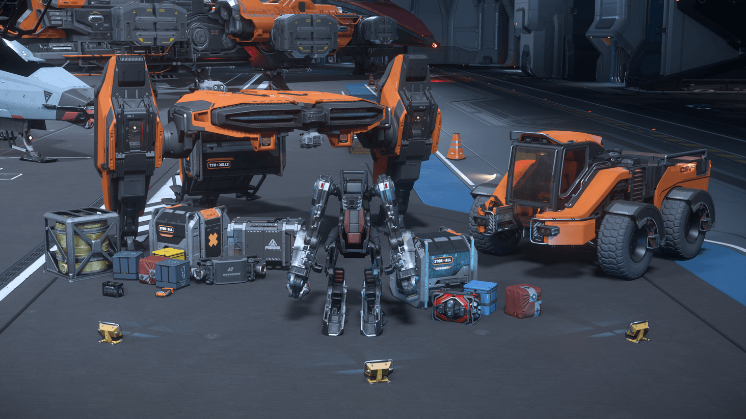 Logistics:
- MPUV-T
- ATLS
- CSV
- medical and food supplies
- mineral commodities
- ship components
- floor lights