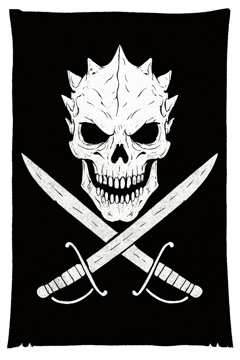Keeping with the traditional design... while not necessarily a pirate, this flag would be flown by UEE sponsored privateers that scour the border space targeting Vanduul commercial vessels.