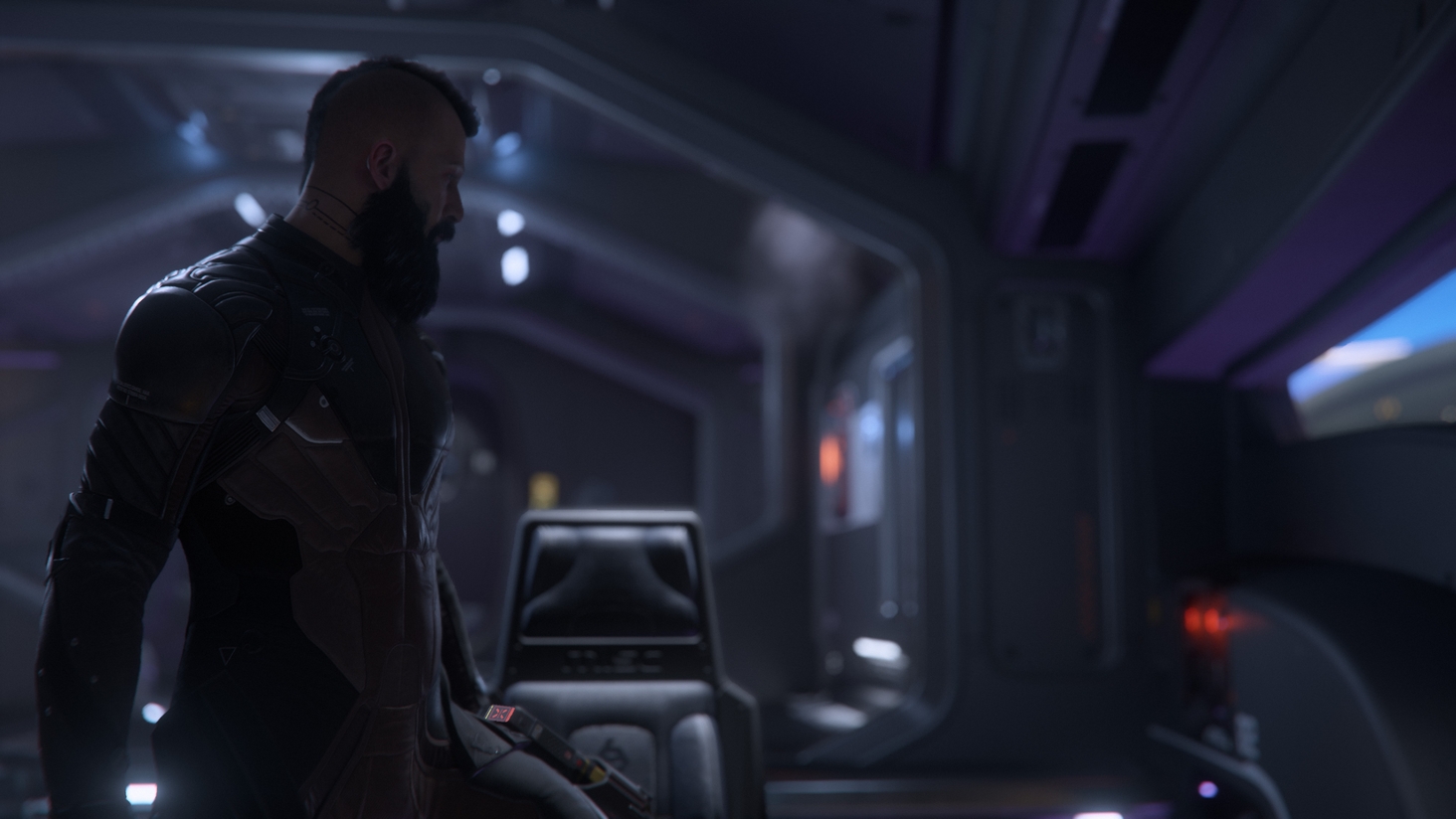 (sound of the door opening)