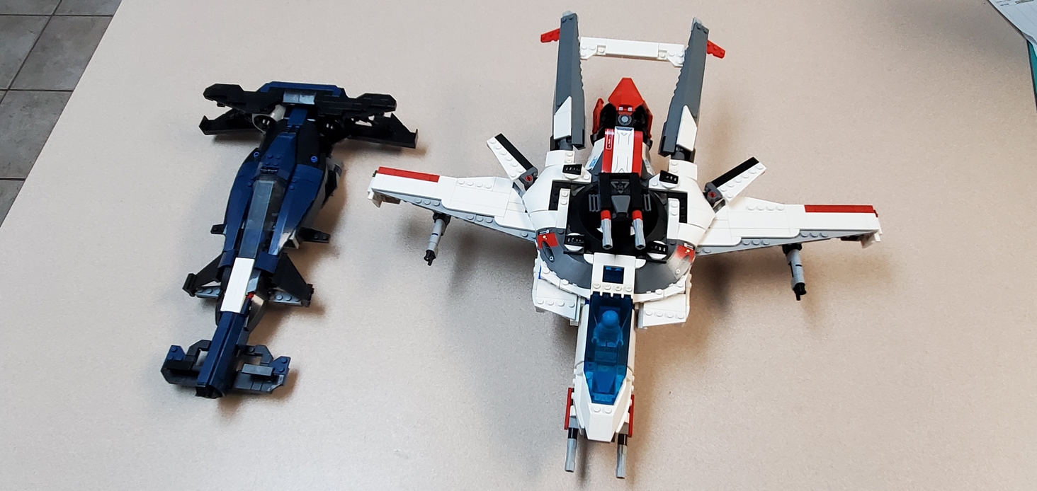 Size comparison to my Lego Hornet 