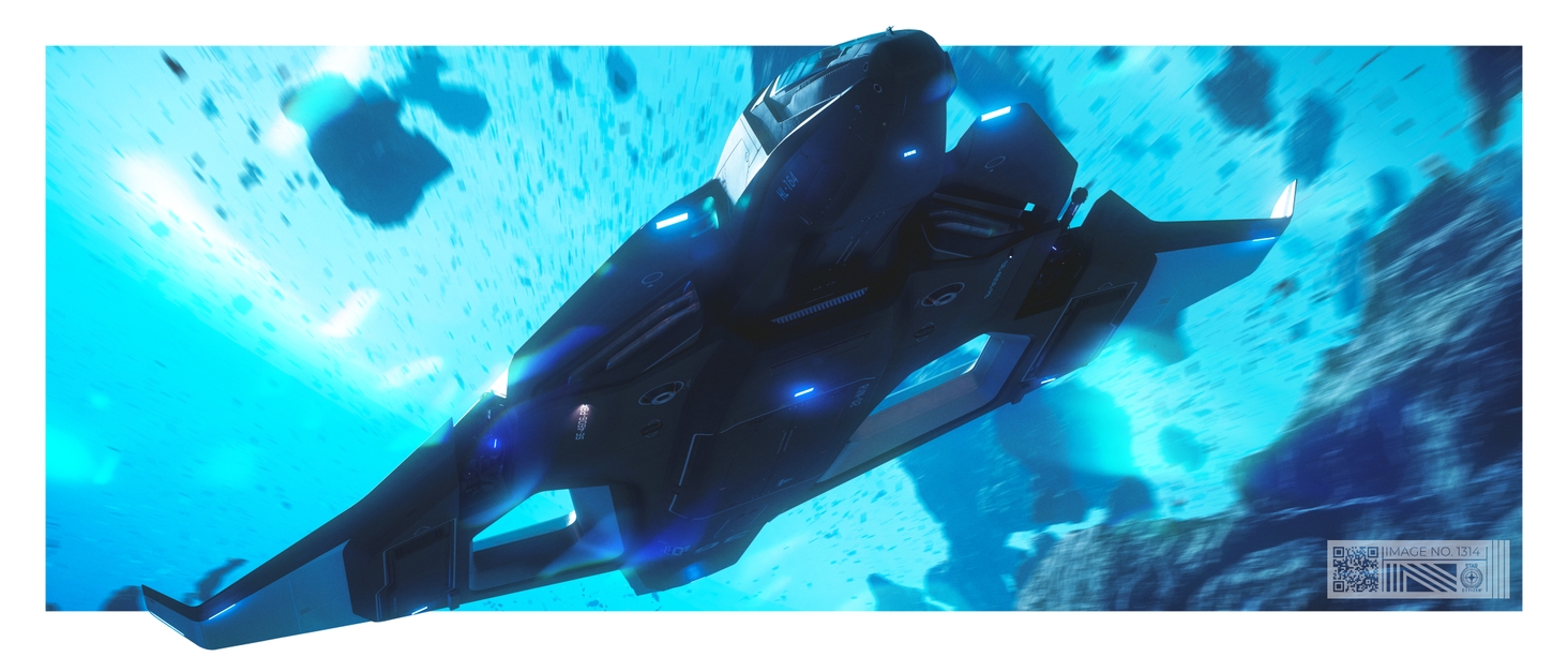 [8600x3600] AEGIS Sabre Raven w Starlight Paint – Community Hub