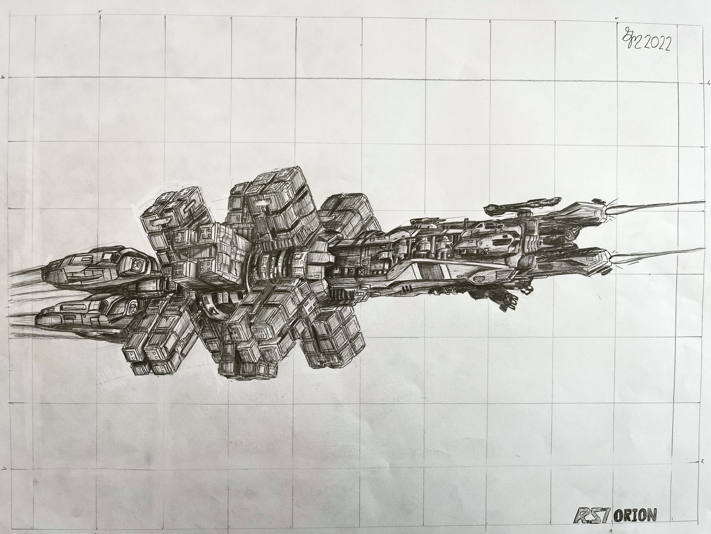 RSI Orion Pencil Sketch