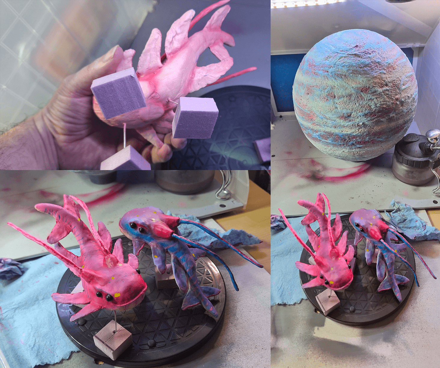 Process pictures for a better sense of scale.