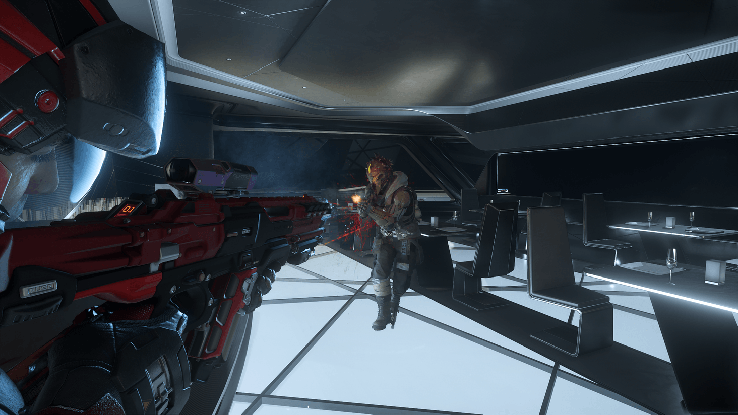 Down to the last bullet!
