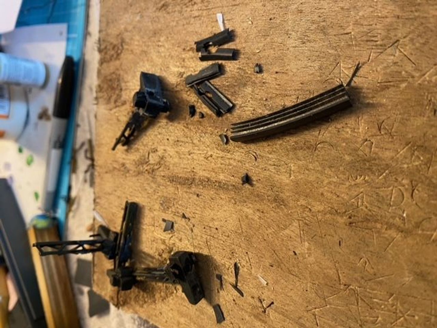 Went with picture frame rubber grommets.