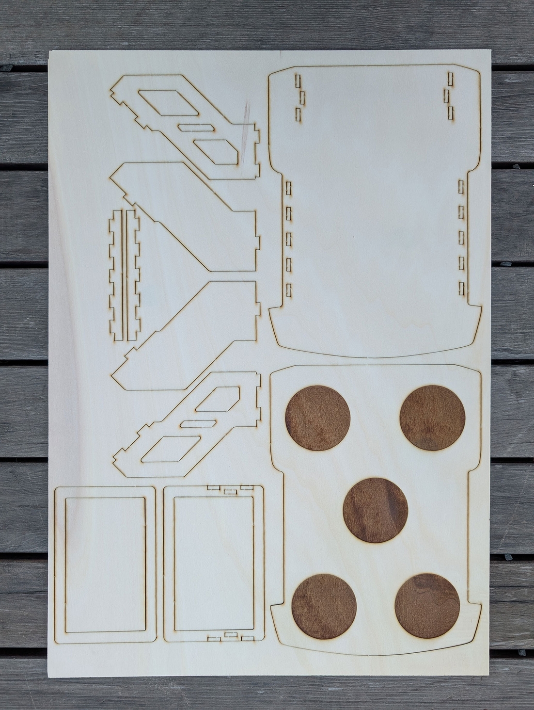 Fresh from the laser, smells delicious.