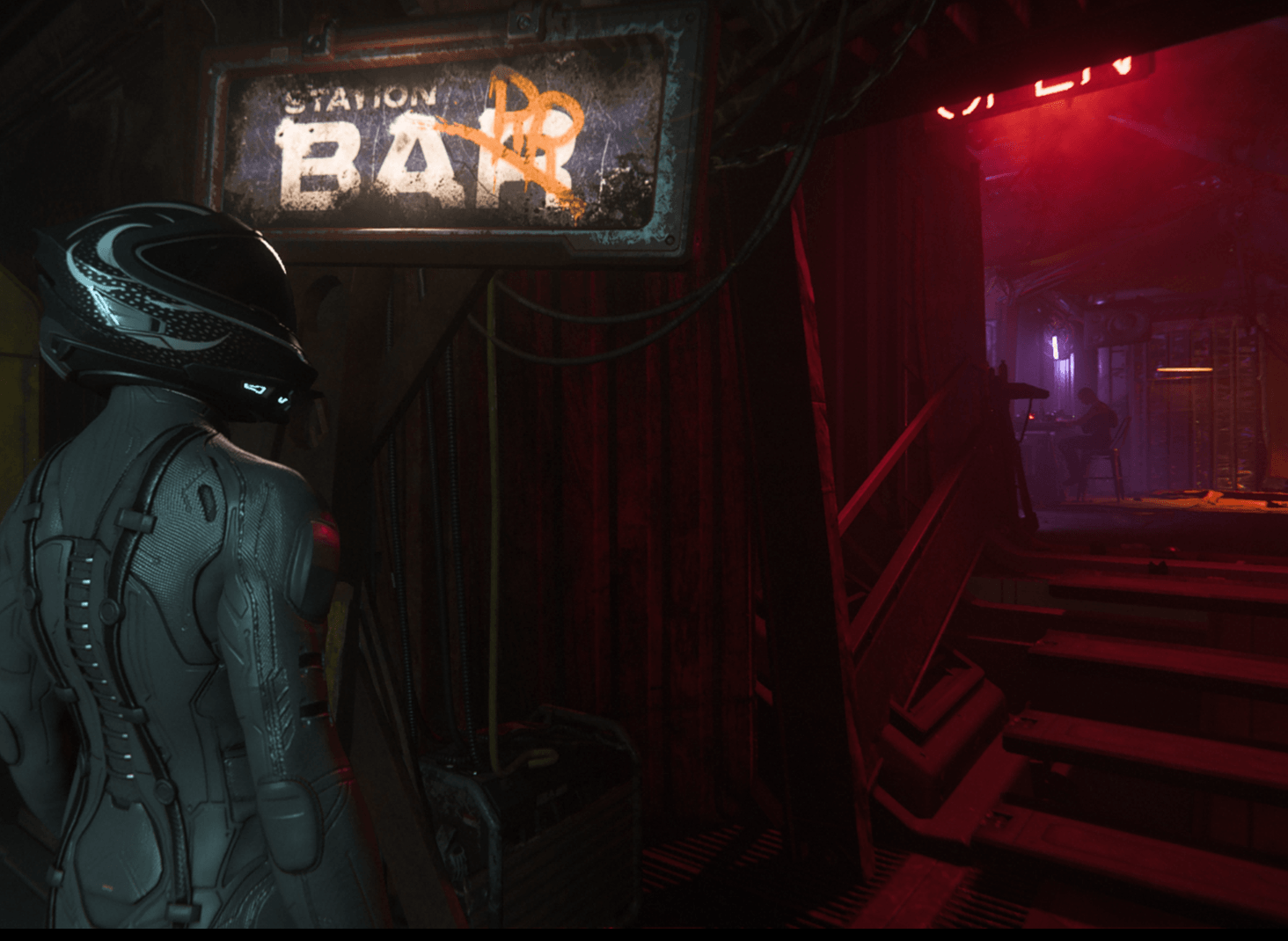 I got a lead that my friend might have been shipped off to pyro, and there was only one place i thought he could be. The R&R Bar on Obituary. I raced across systems to find him but no such luck.