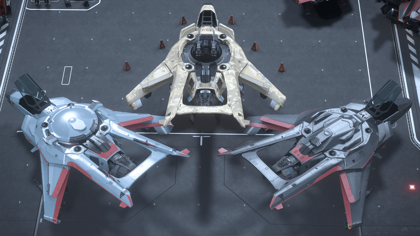 Modern Fighters:
- F7C Hornet Ghost MK II
- F7A Hornet MK II
- F7C Tracker MK II