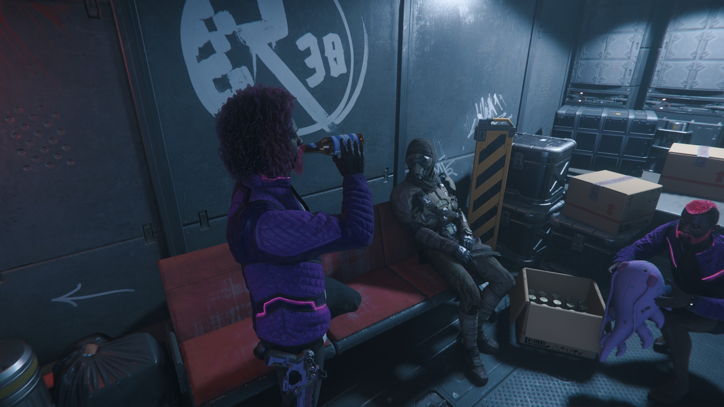 When you are on the run from etiquette in the crusader area... there is only one place you can go: Grim Hex.
We met a local dude in The Old '38. he was kind of an NPC.