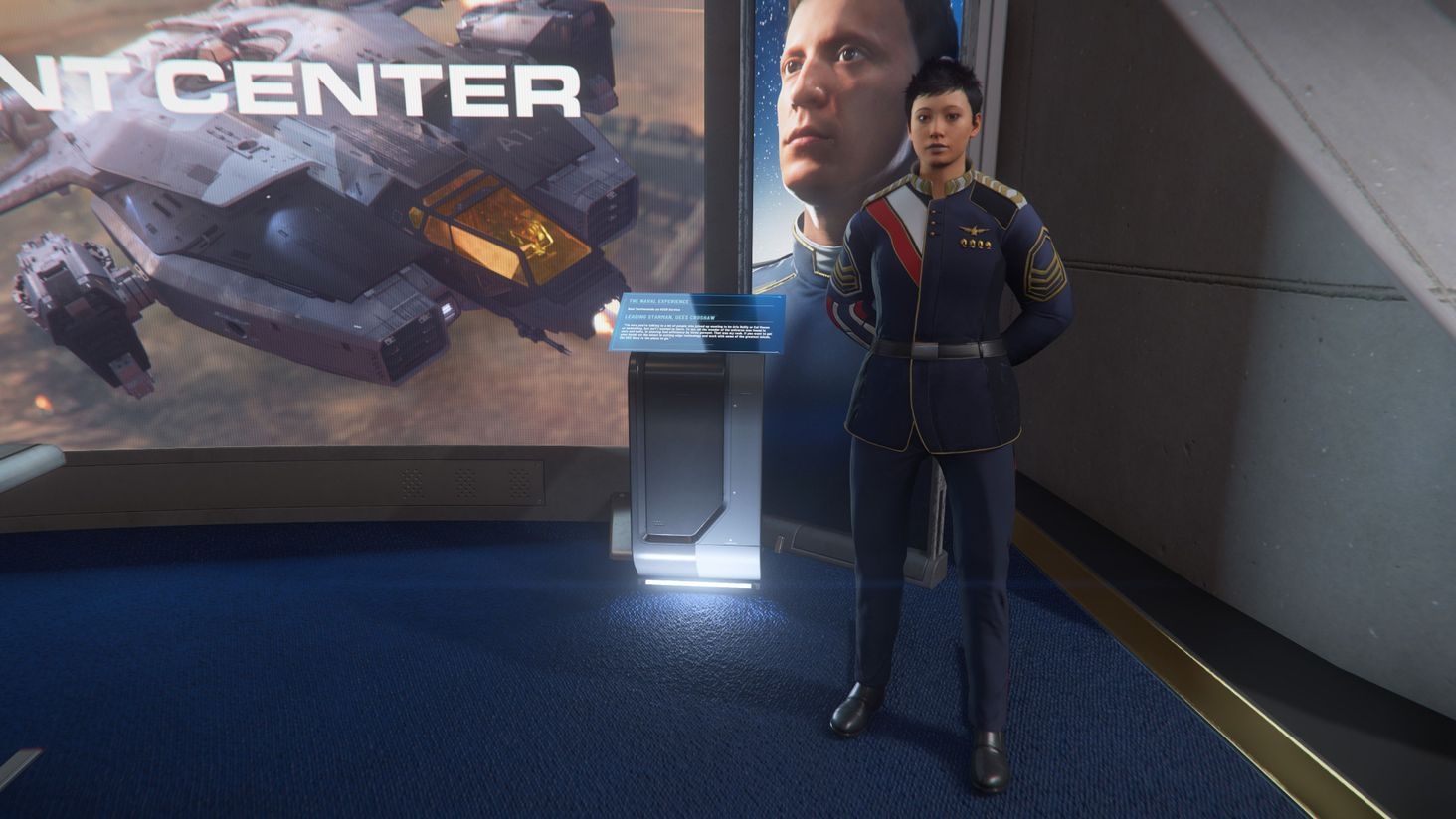 At Invictus Launch Week, while still enlisted. (Yes, I know the uniform's wrong. We can't get the right one in-game right now!)