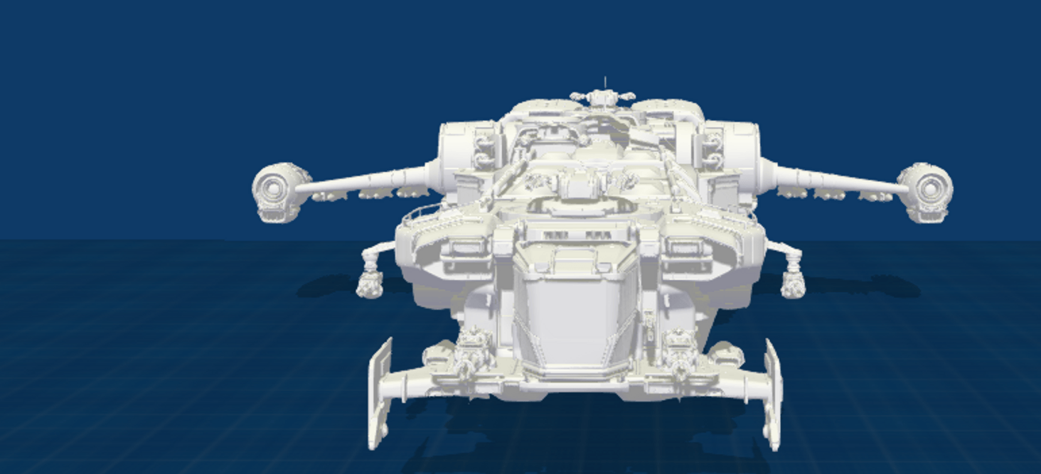 heavy load for the weapons...