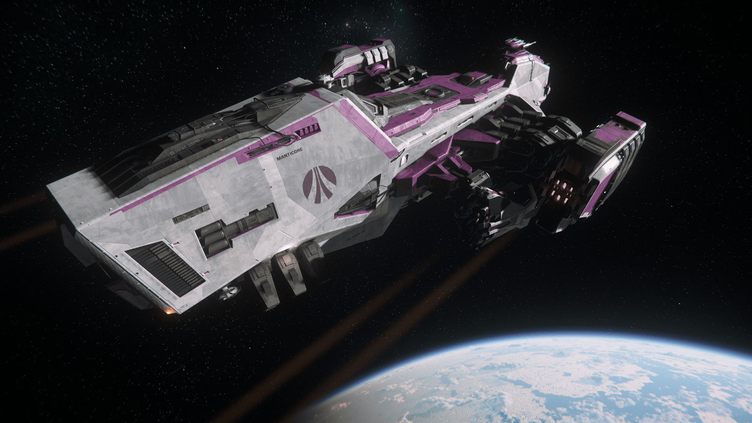 Name shot - Manticore, a mythical beast designed to rip stuff apart