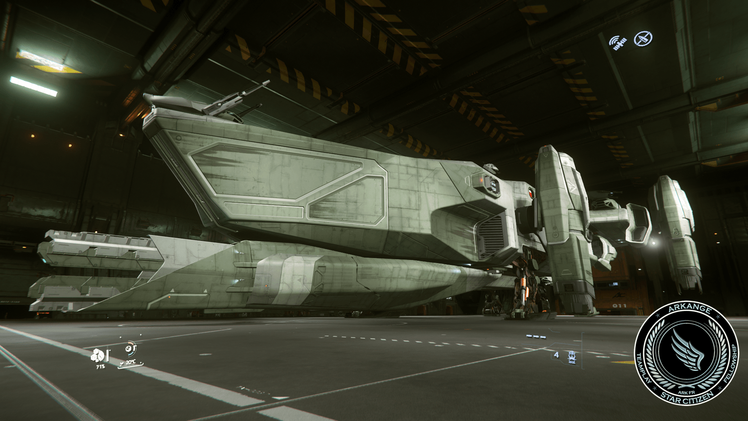 Arriving at Area 18, ArcCorp.