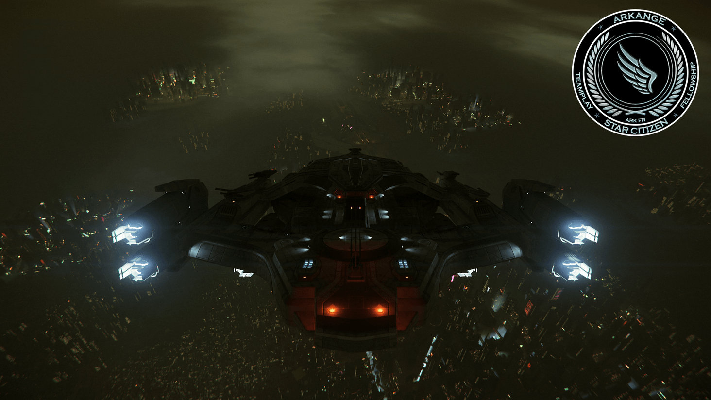 Arriving at Area 18, ArcCorp.