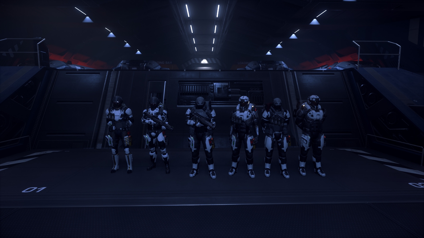 Too early in the wipe for uniform. Just show up in white.