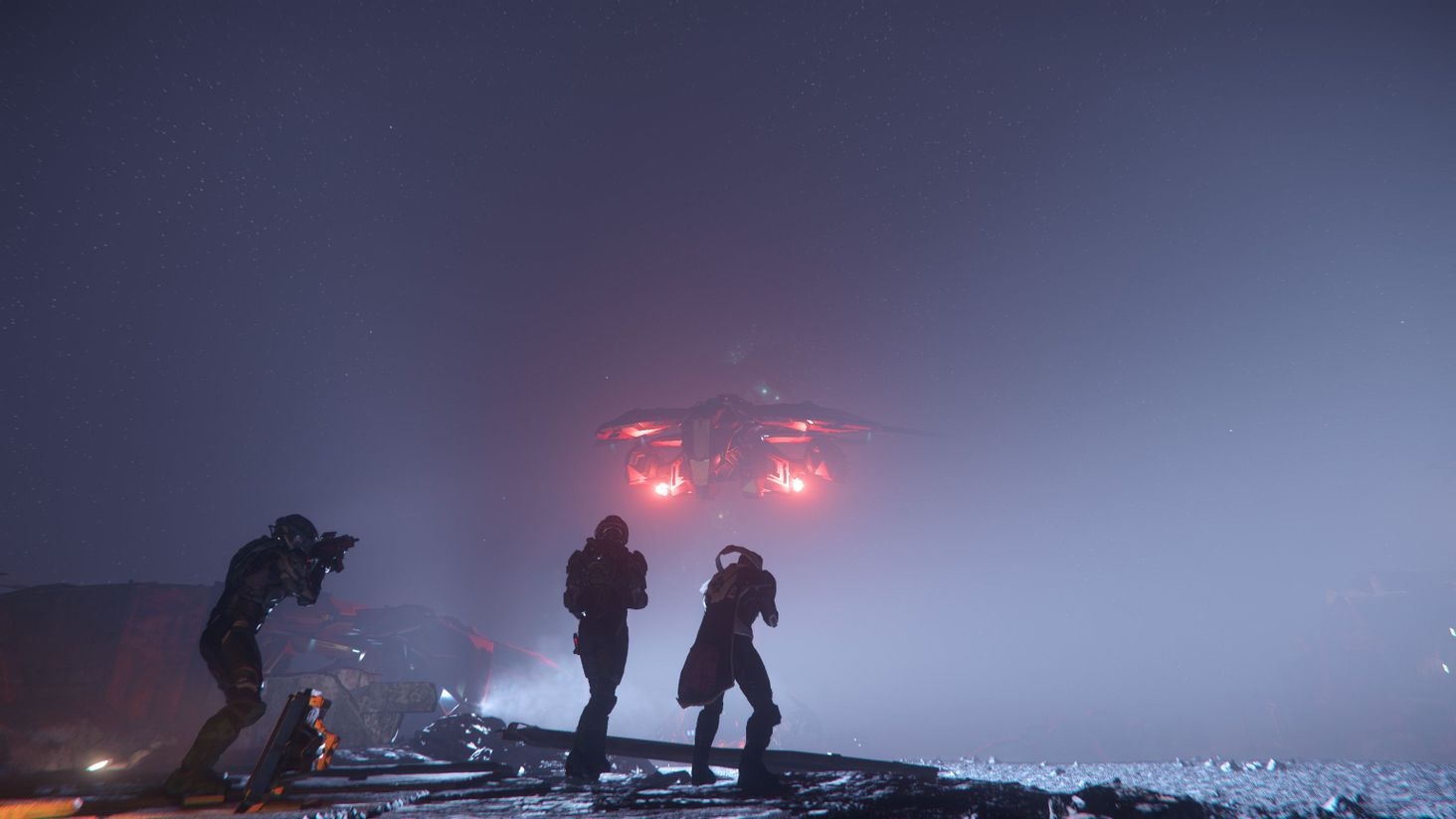 6} The Aliens return fire on the Humens