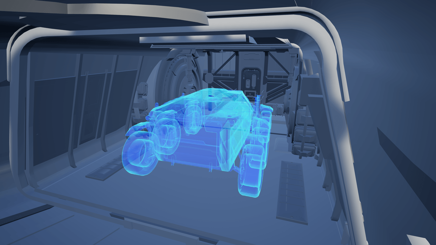 URSA Rover inside a Corsair