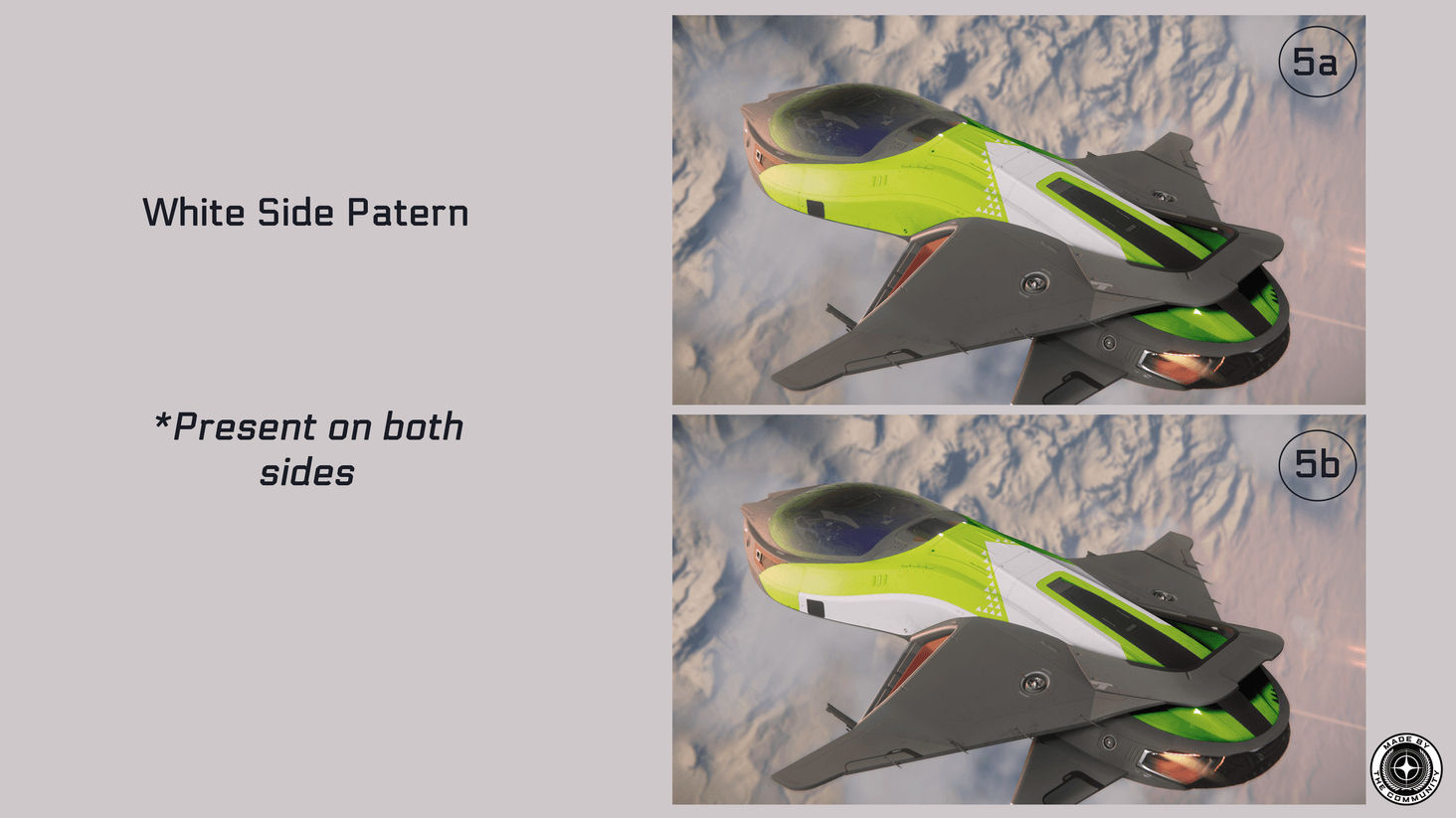 Lets bring some white on the side of the ship