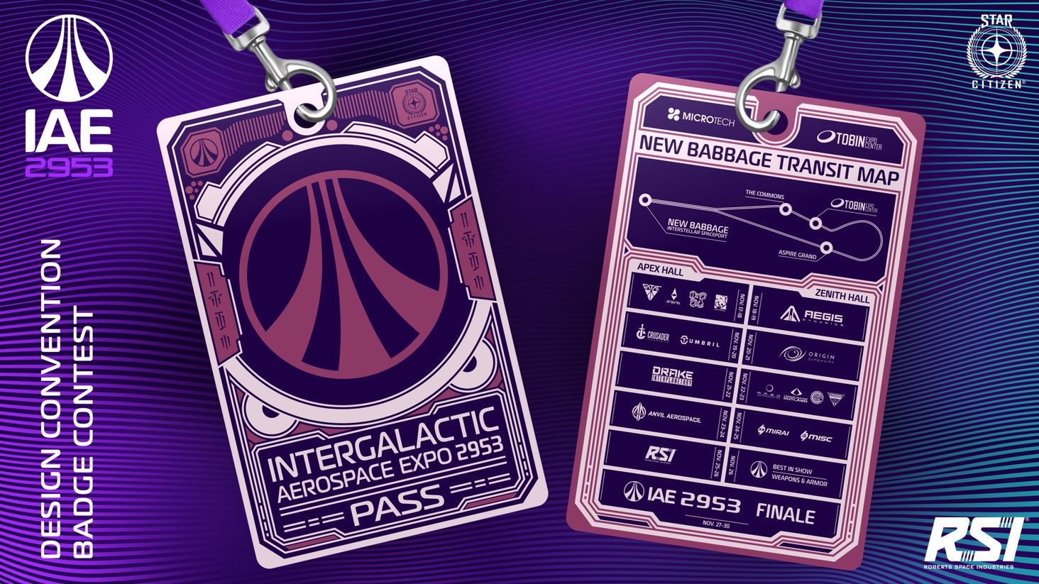 Cotton Candy Moonlight Badge