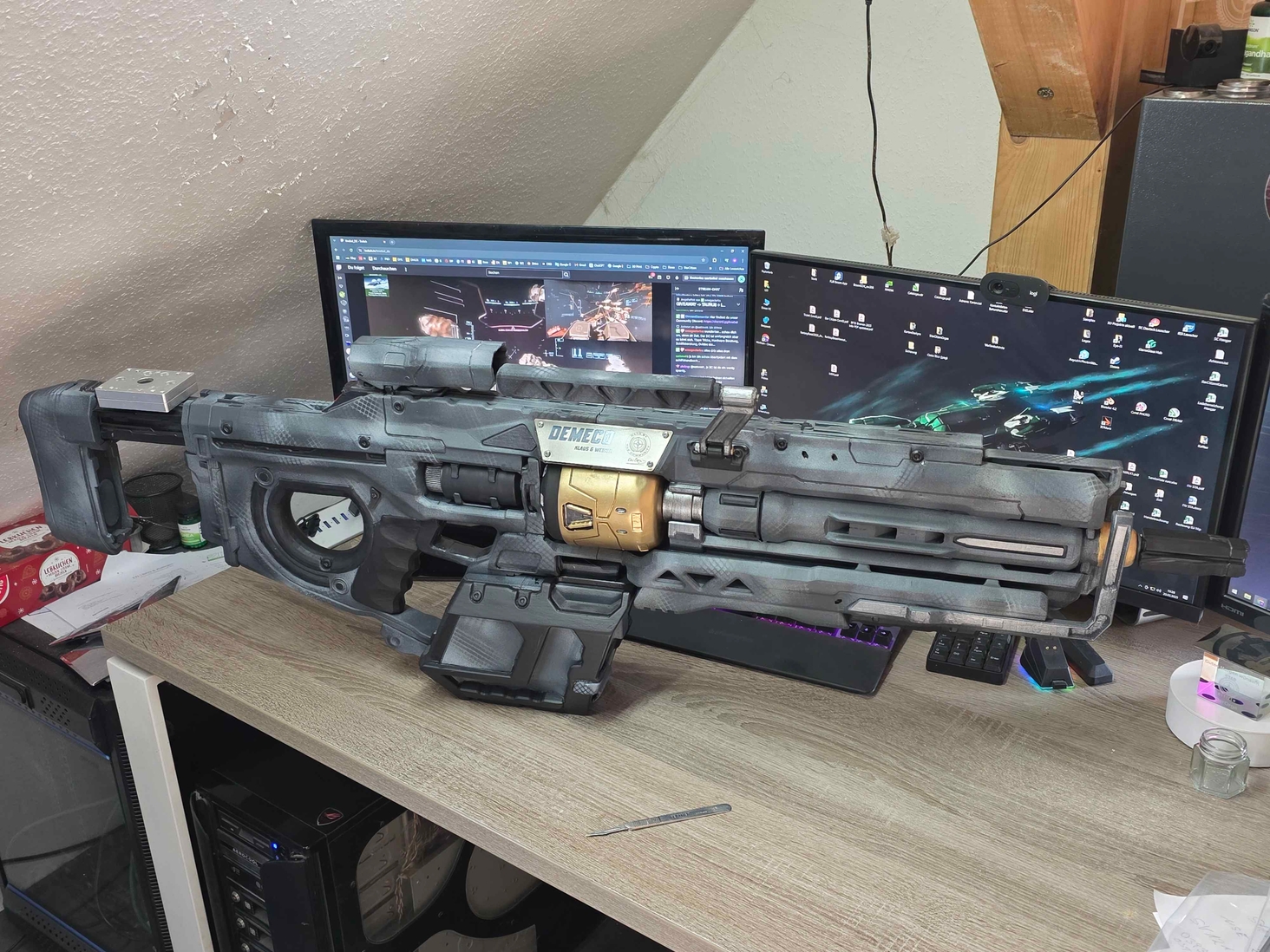 with all extensions 123cm 9,7 kg