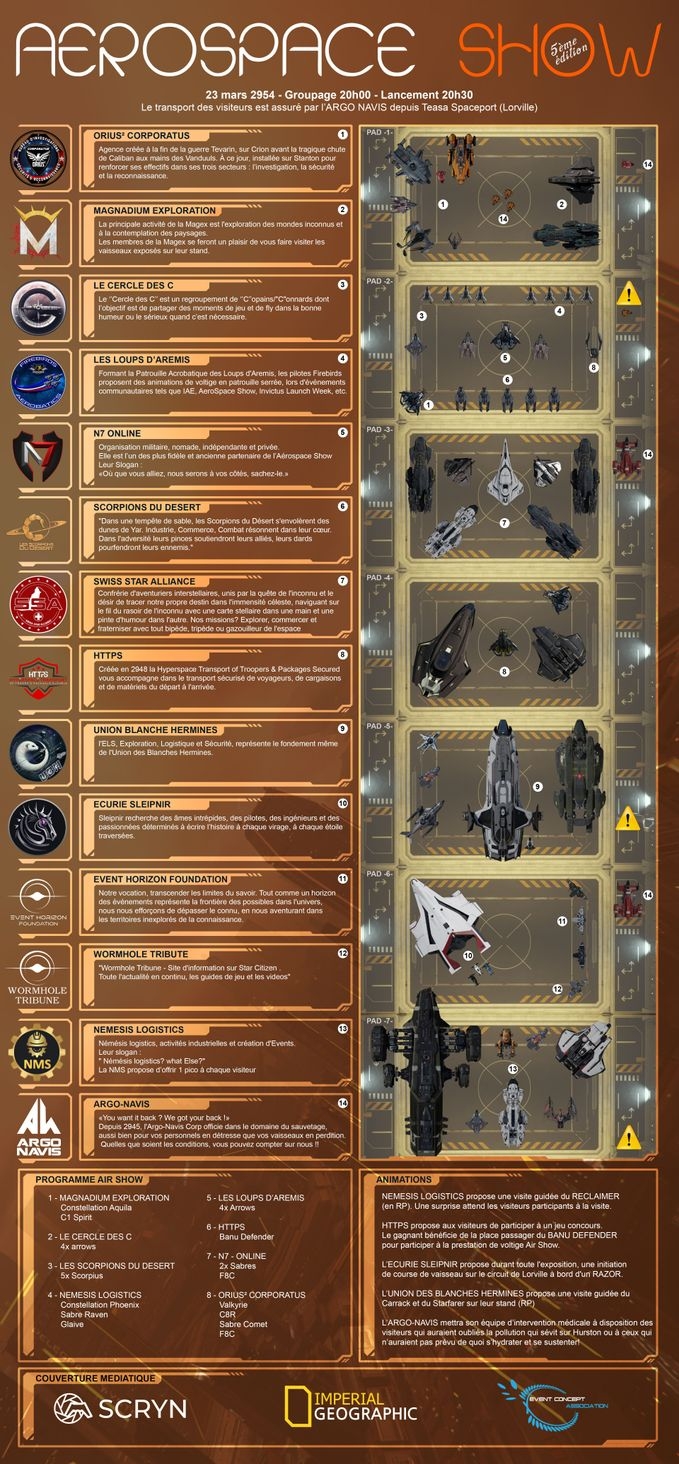 Location plan of the exhibition. Don't hesitate to zoom in for more details on the stands.
Created by Frapwaam

