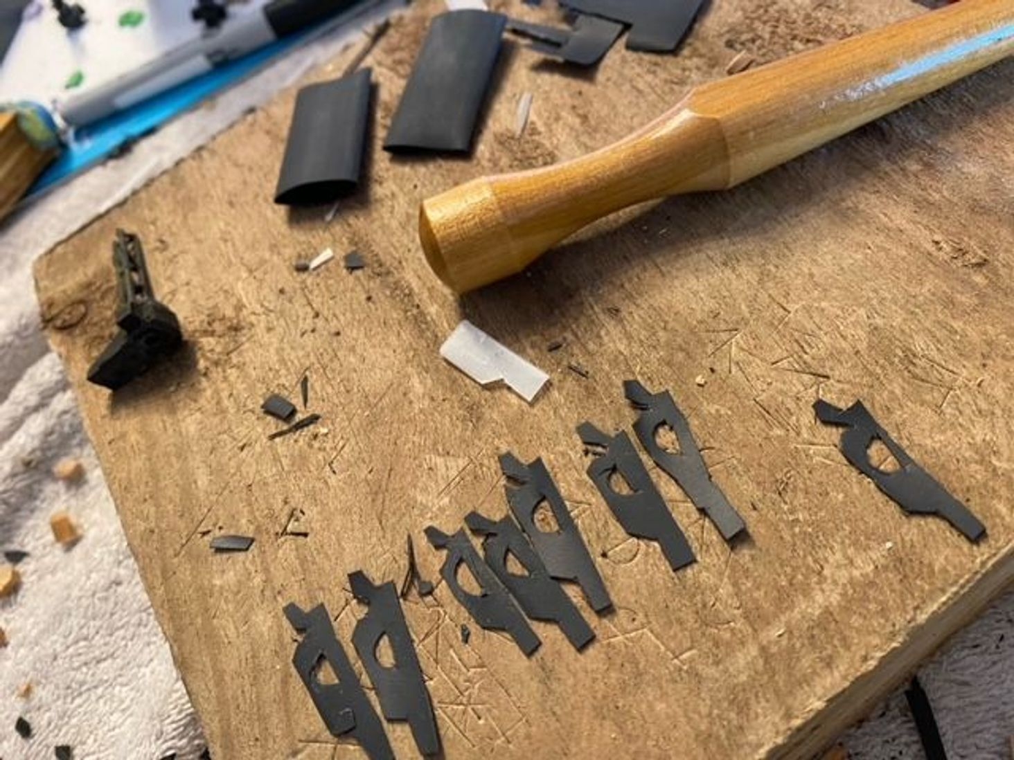 Many experimentations these were discarded.