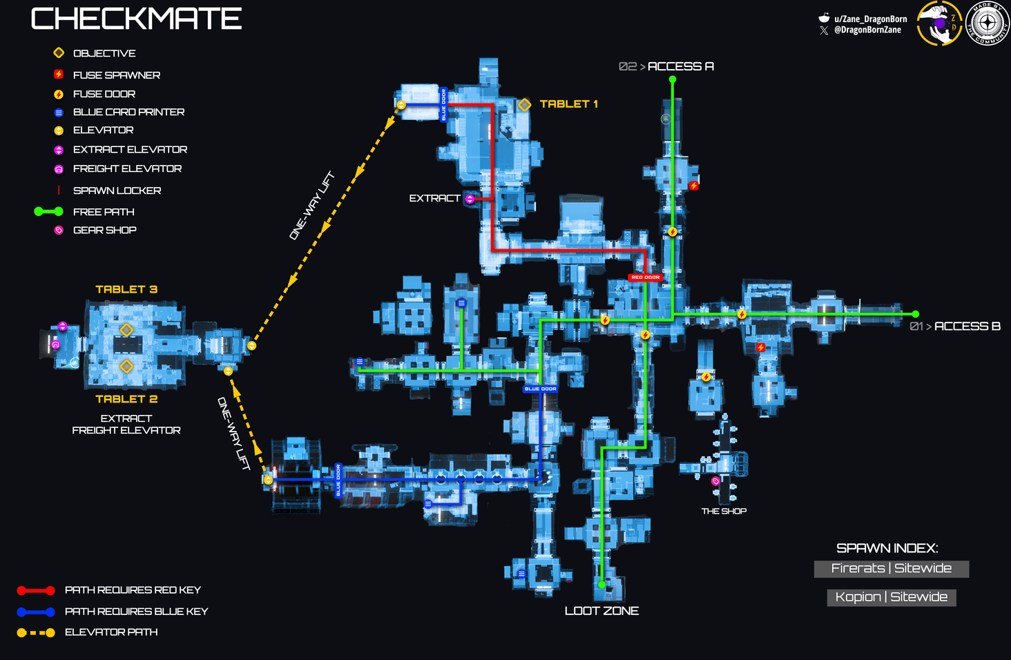 Checkmate Station Map