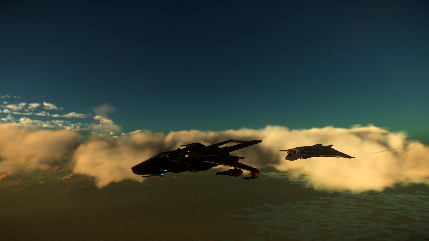 "I can read the warning label off your tail fin right now"