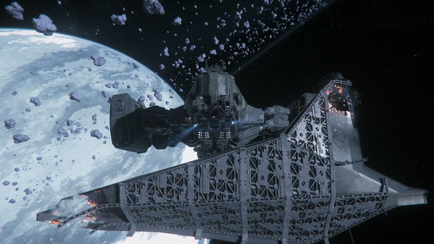 Scraping in the asteroid belt