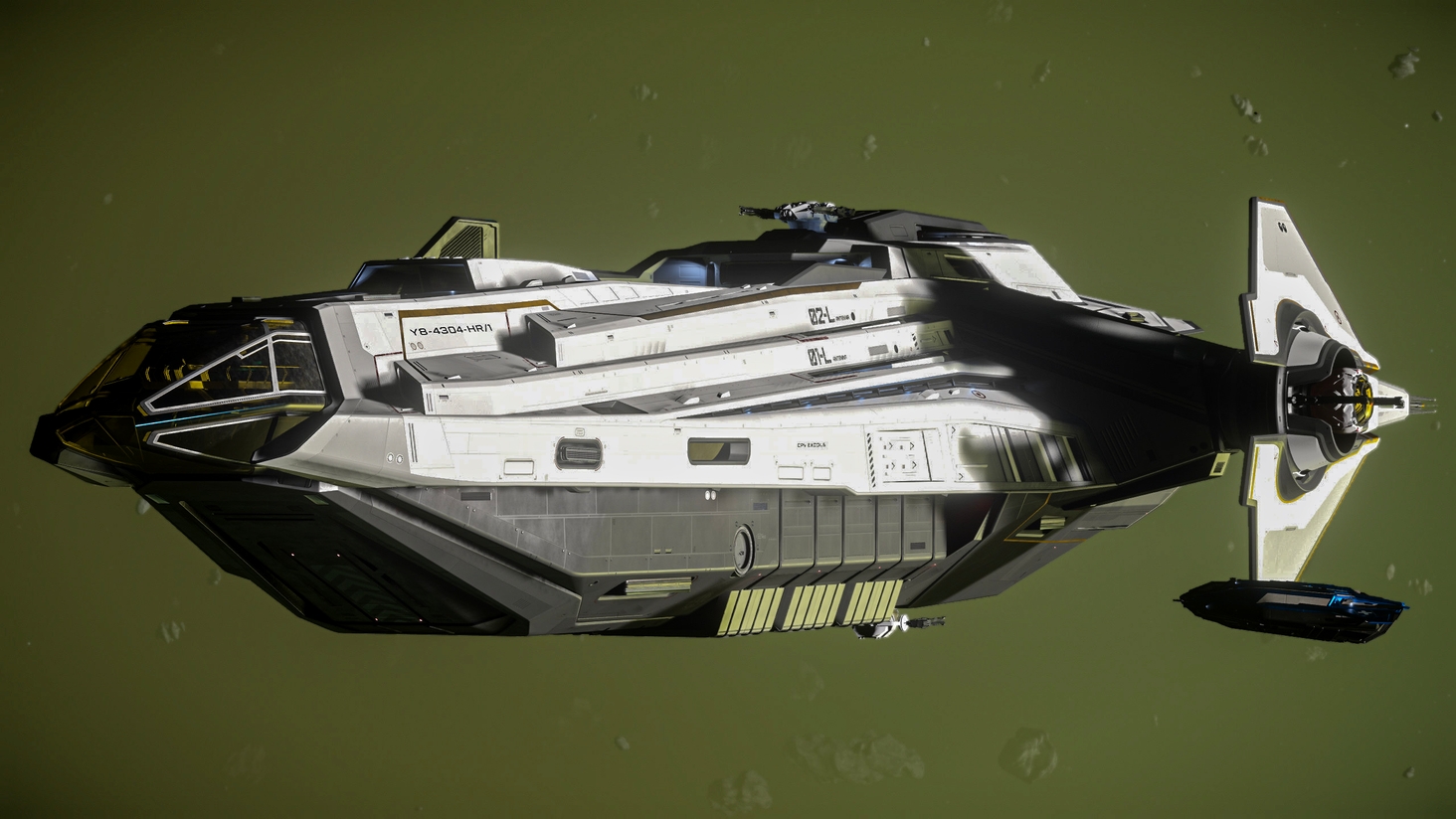 Carrack examining a Gas Cloud – Community Hub