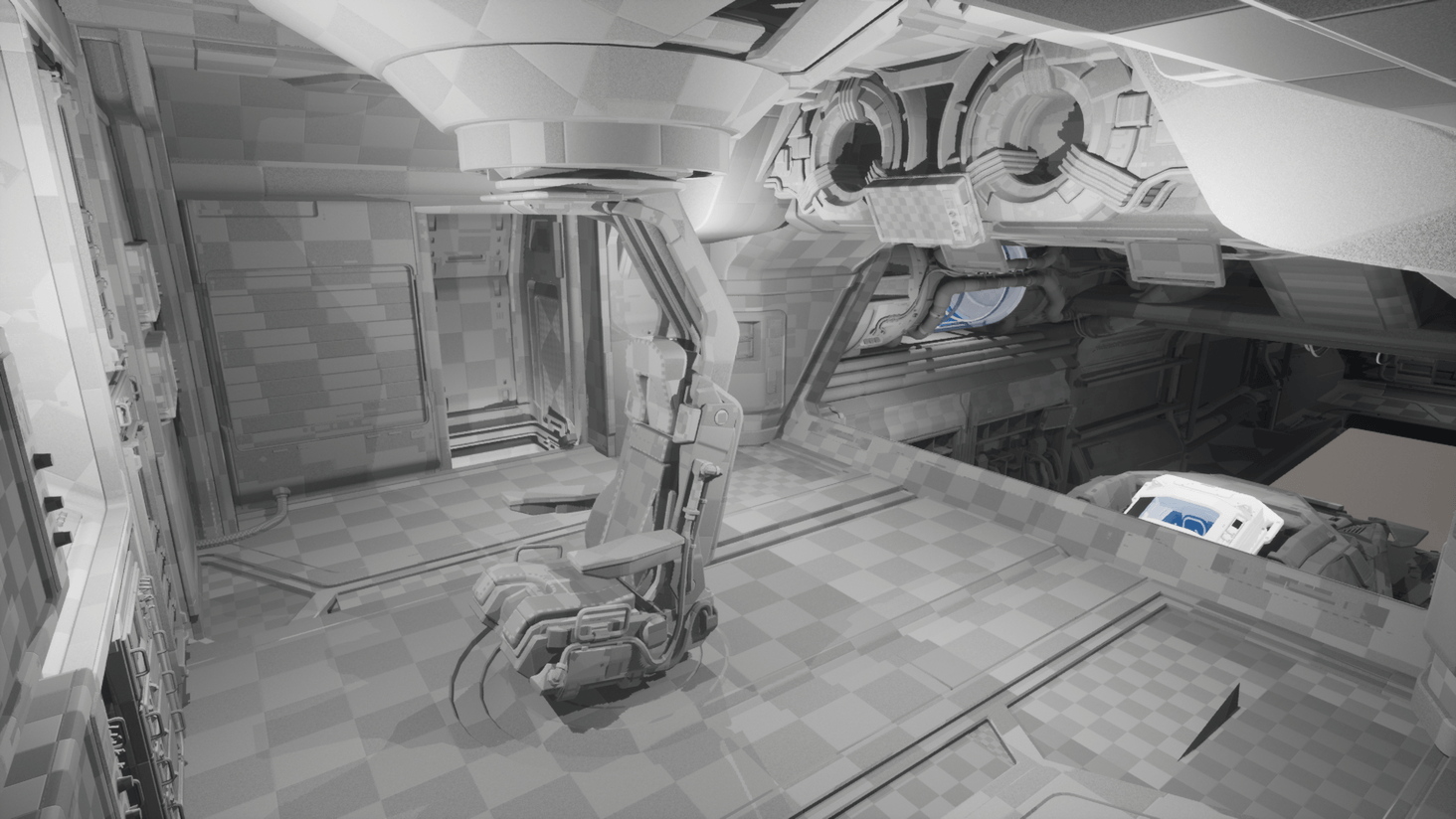 Reconnaissance center. The military version features an EMP