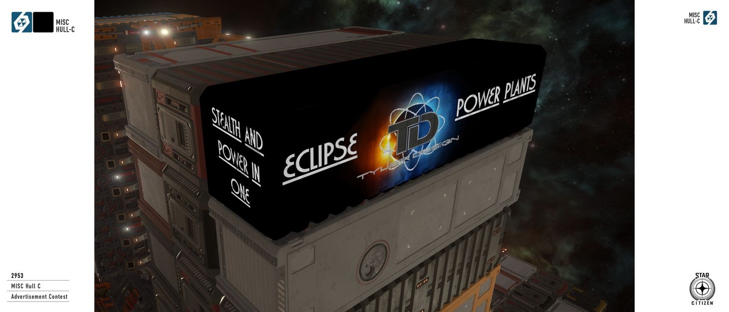 The stealthy yet powerful Eclipse power plant
version one highlights it's stealth with a black non reflective paint, I see it switching between the two versions in flight
