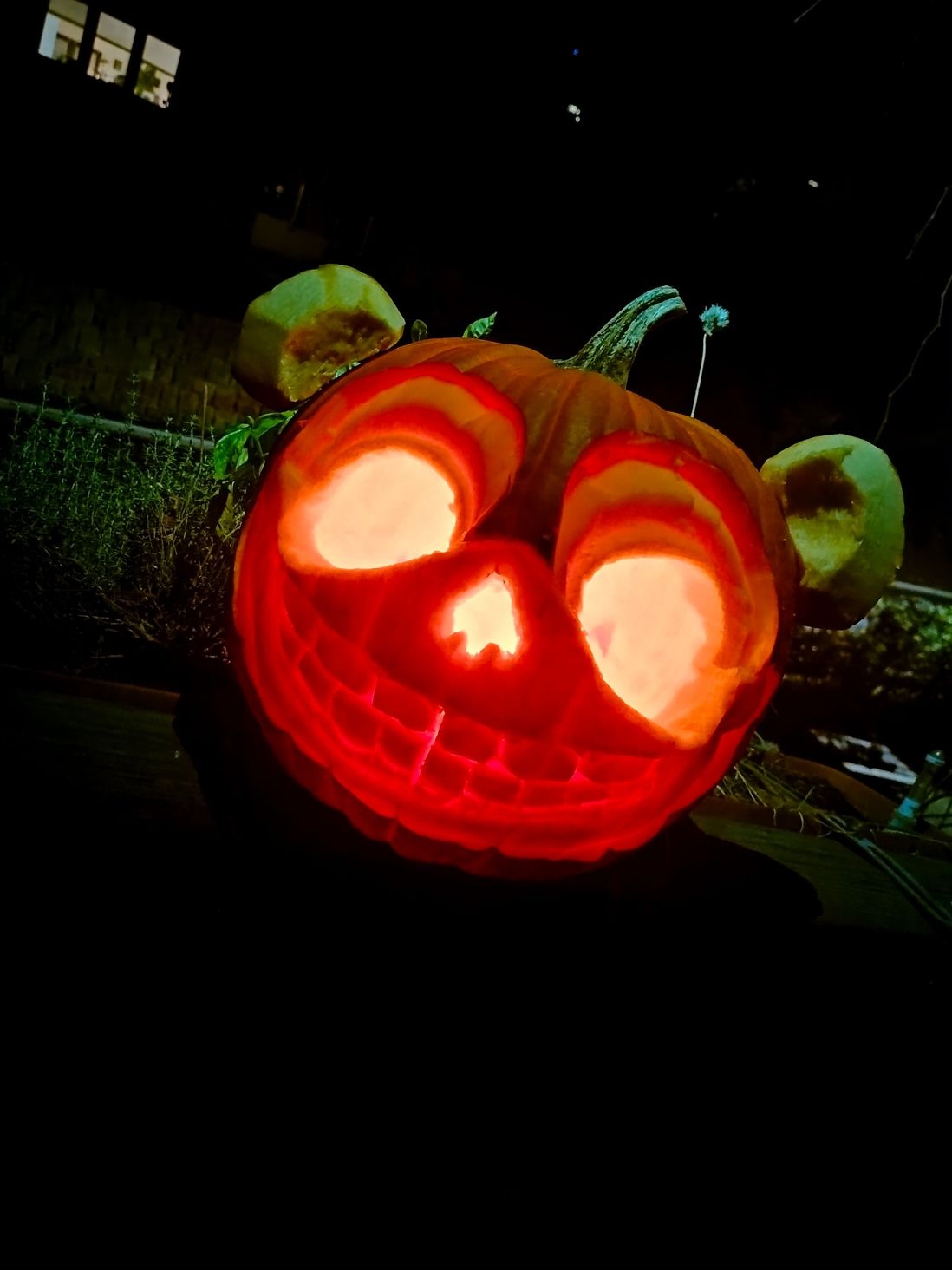 My dark Fieldspury Pumpkin. Hopefully this doesn't rob me at night.

This one is my official entry, since group entrys are not allowed. But i didn't want to spare my fiancées pumpkin, since she had loads of fun, too :) 