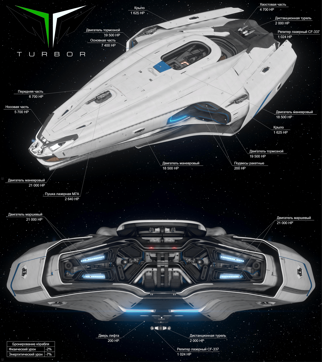 Корабль 600i. Крупная яхта роскошного класса. Реализована в двух варианта 
- Explorer (исследовательский) 
- Touring (прогулочный). 