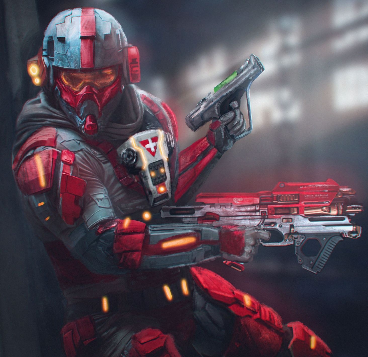 A commissioned piece of digital art for my character, Ronin_RN.